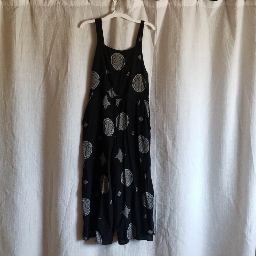 Black Midi Jumpsuit